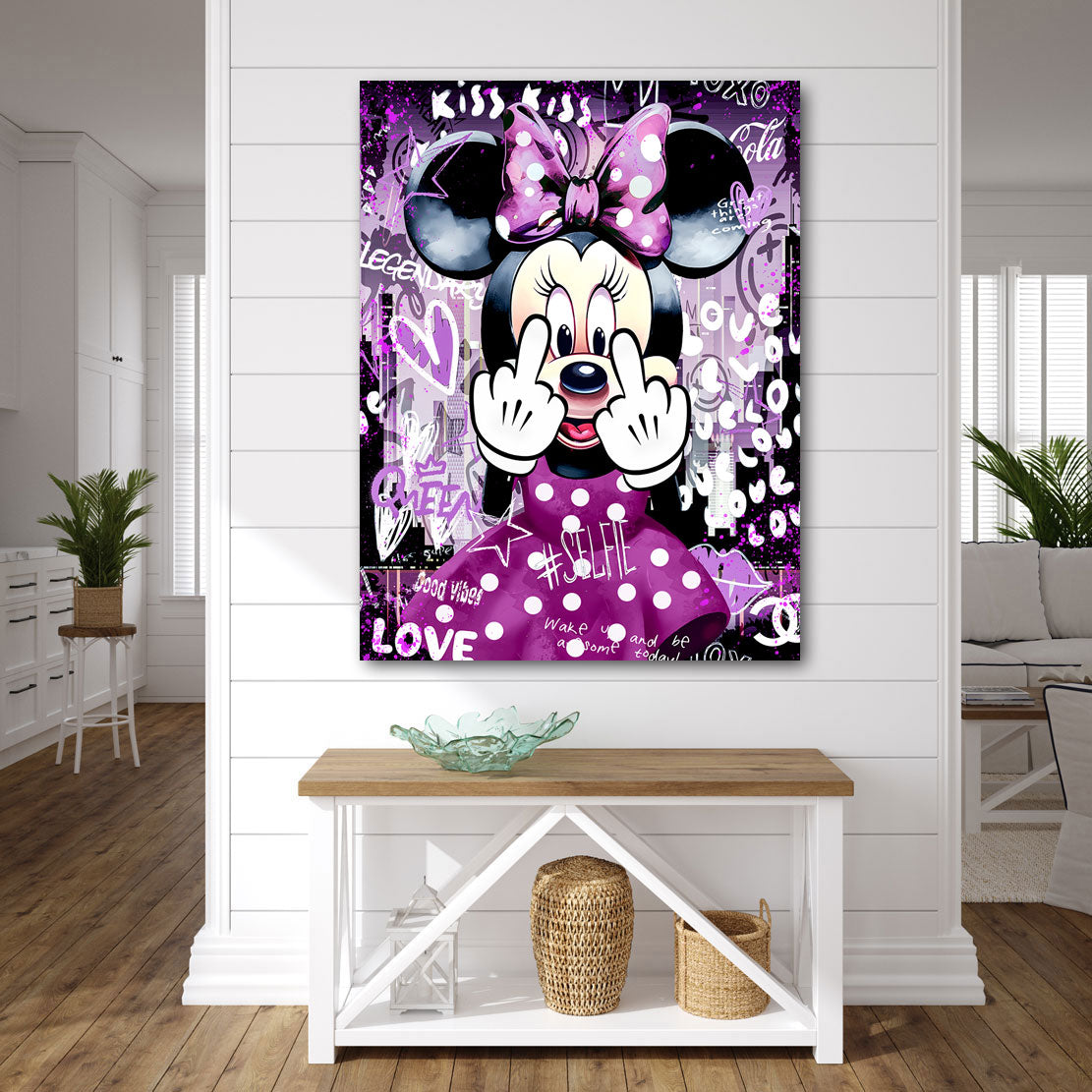 Pop Art Wandbild Bad Minnie