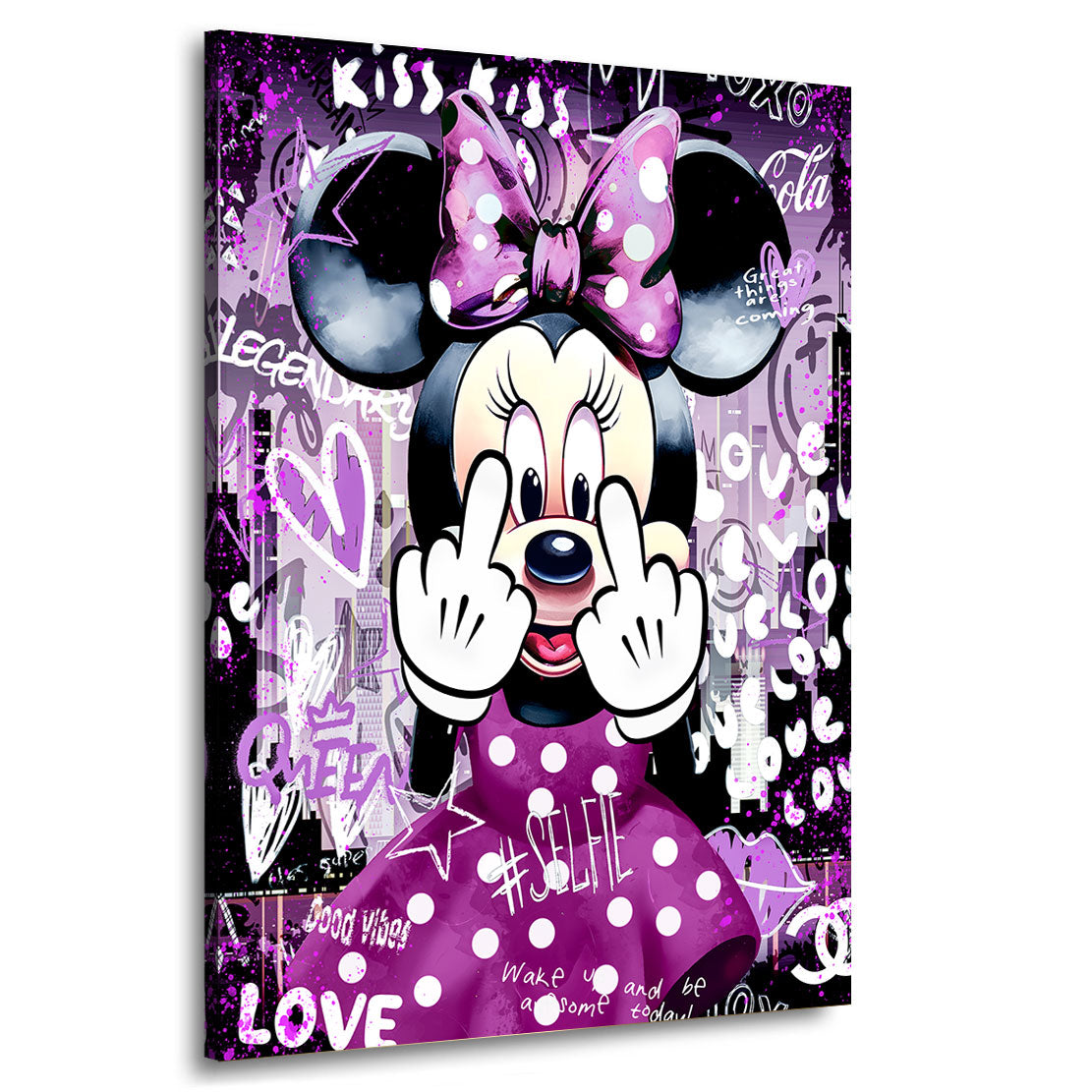 Pop Art Wandbild Bad Minnie