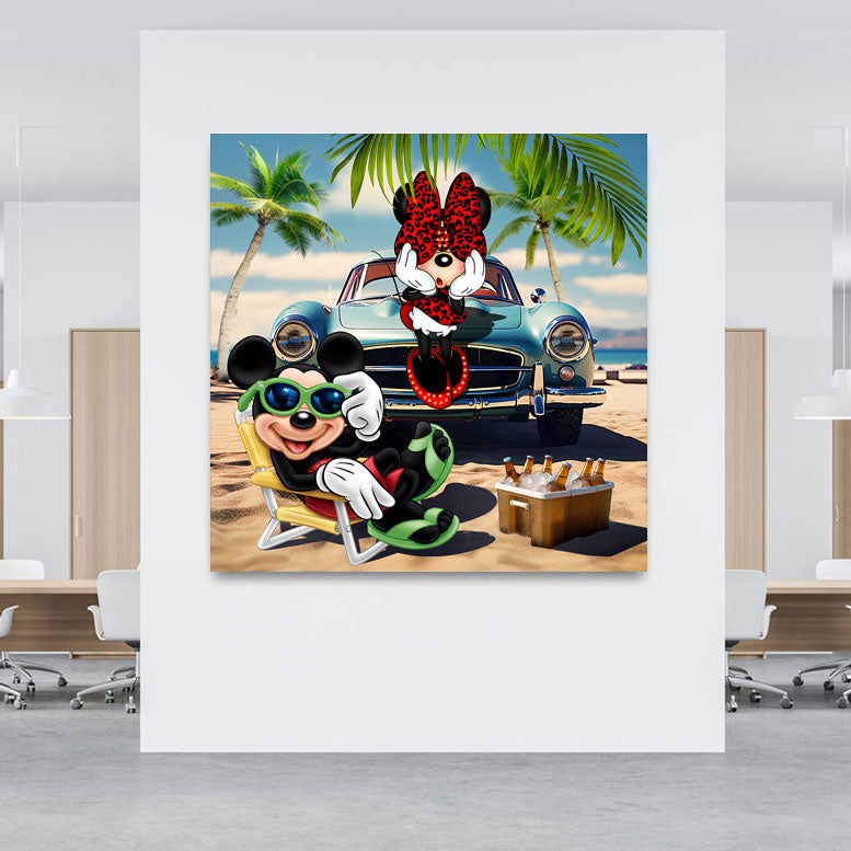 Pop Art Wandbild Micky like Beer
