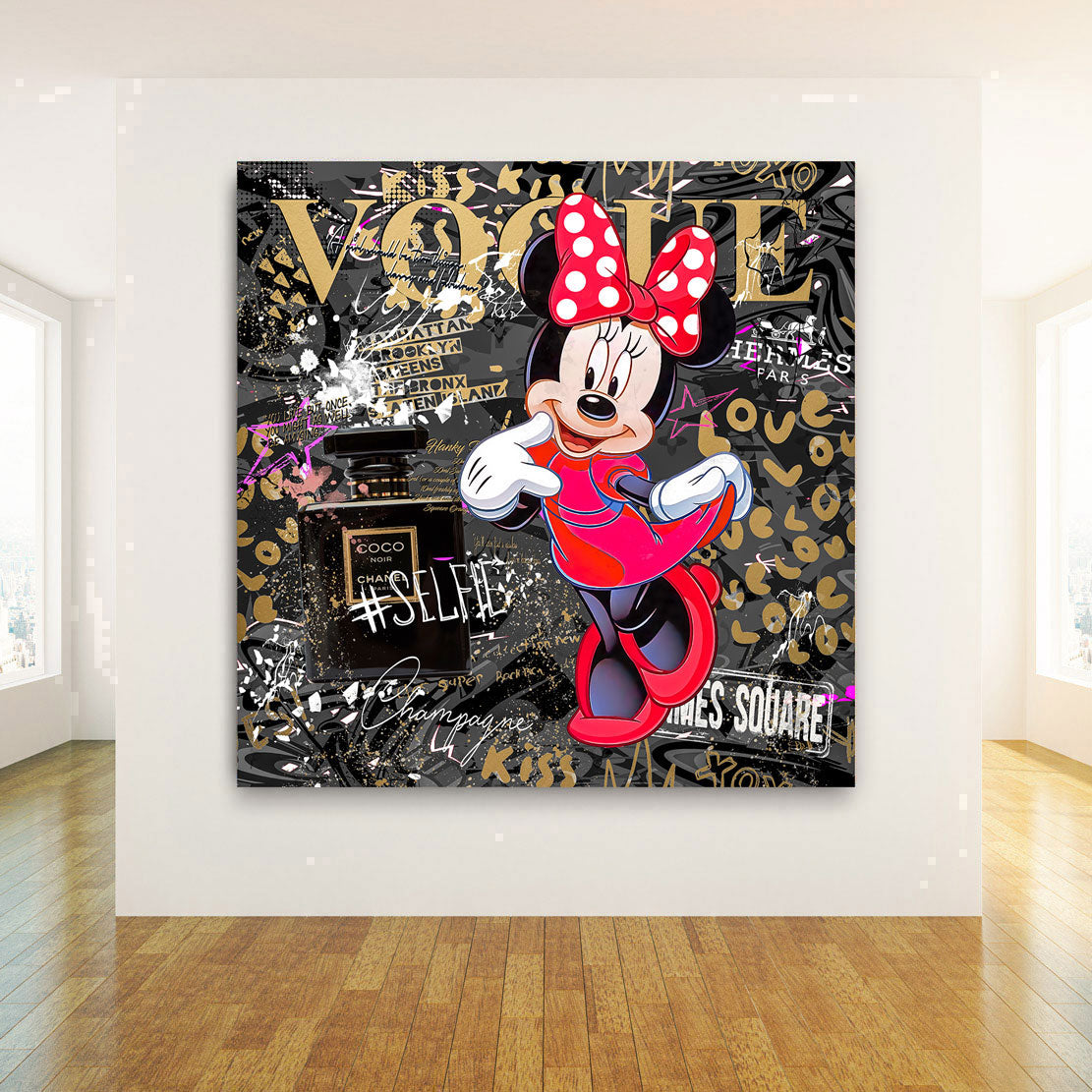 Leinwandbild Minnie Coco Modern Pop Art