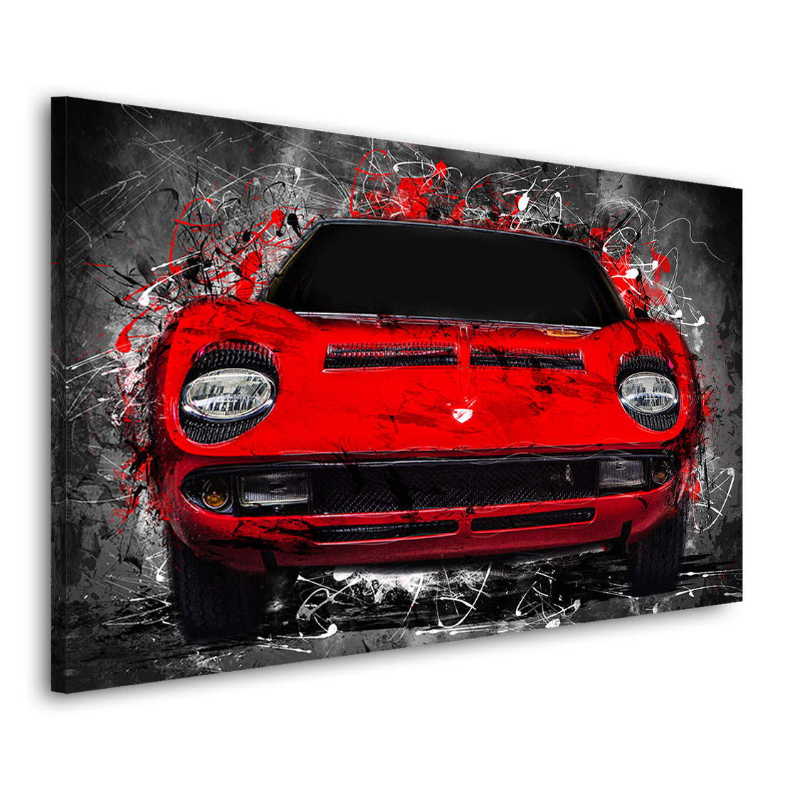 Auto Leinwandbild Lamboghini Miura