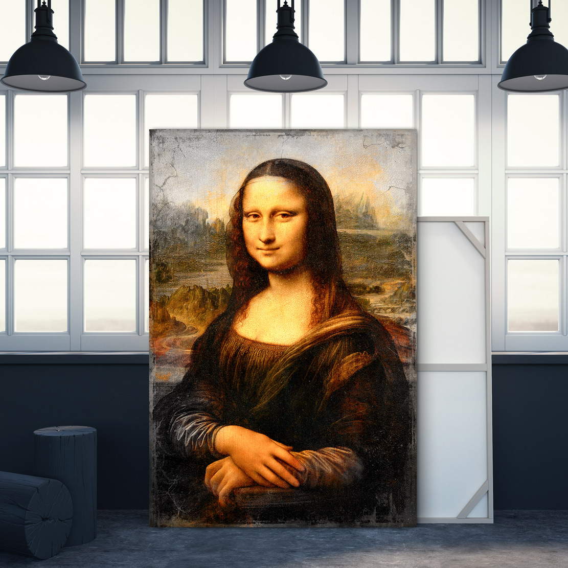Wandbild Mona Lisa Leonardo Davinci Duplikat