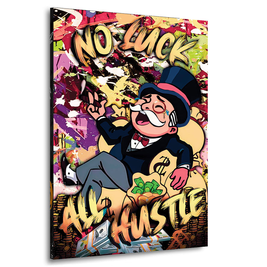 Pop Art Wandbild Monopoly All Hustle