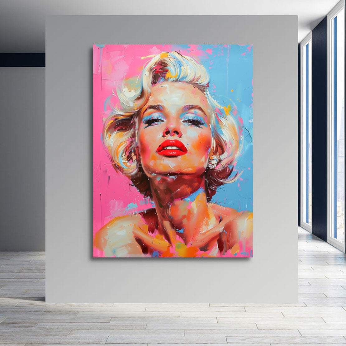 Wandbild Marilyn Monroe Modern Pop Art