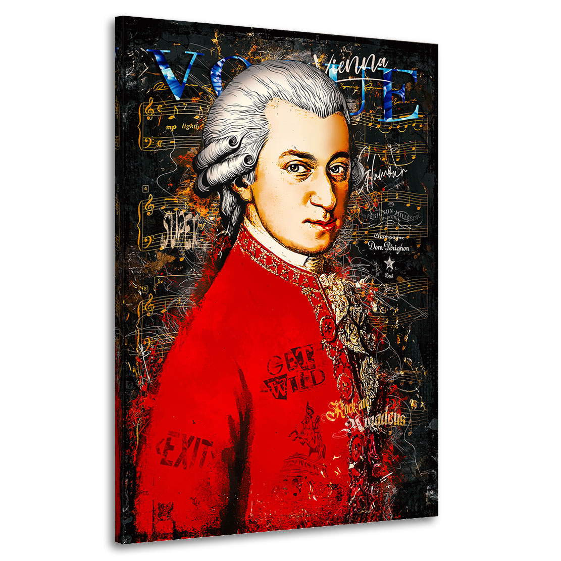 Wandbild Mozart