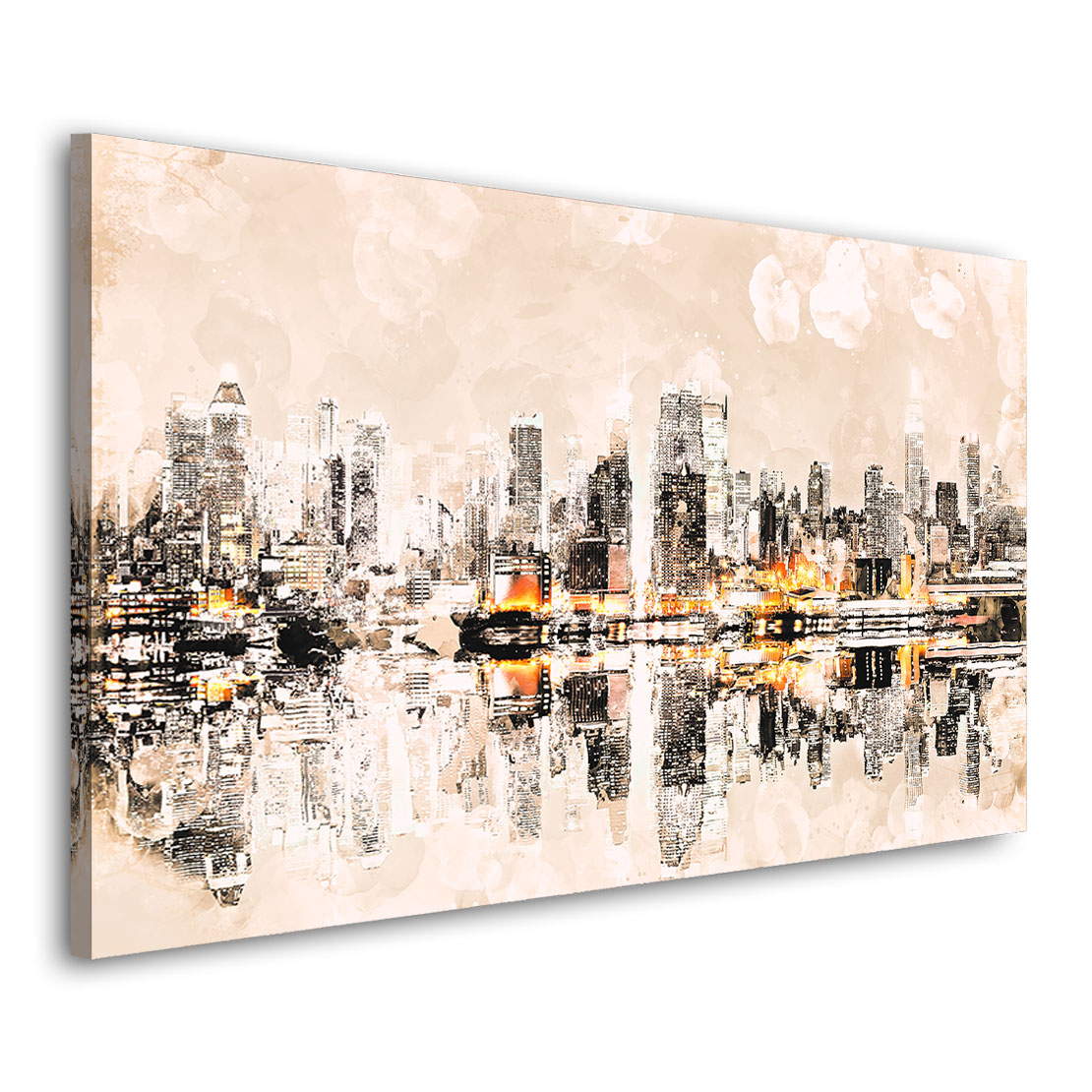 Wandbild New York Skyline Paint