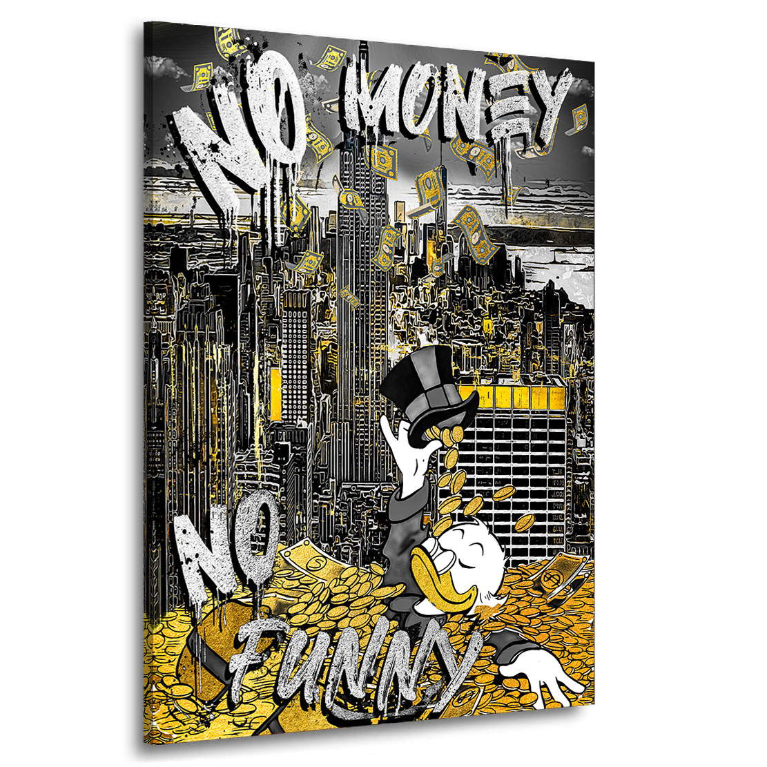 Leinwandbild Dagobert New York Black Style