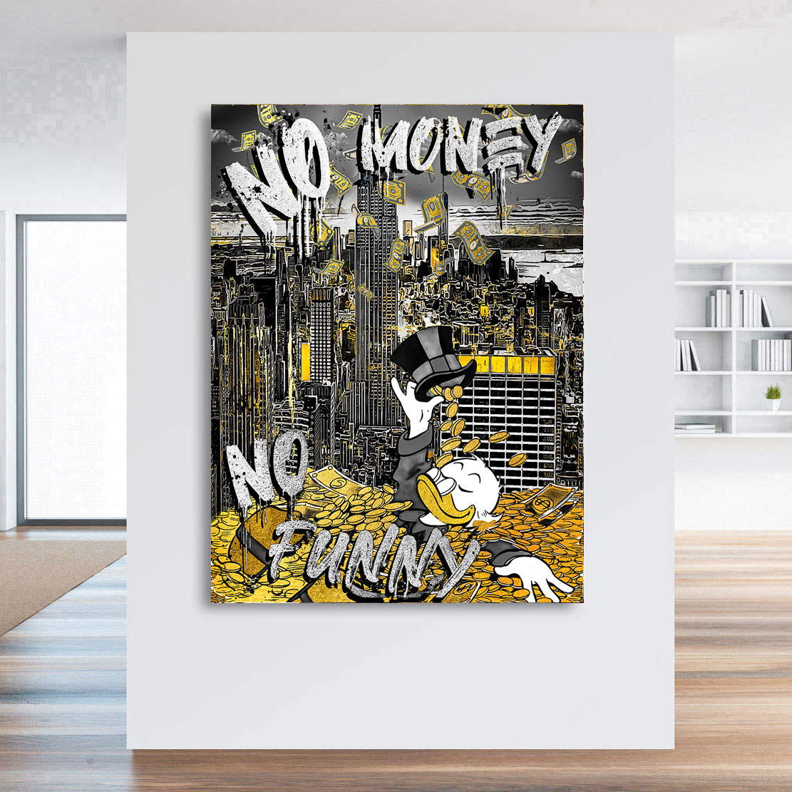 Leinwandbild Dagobert New York Black Style