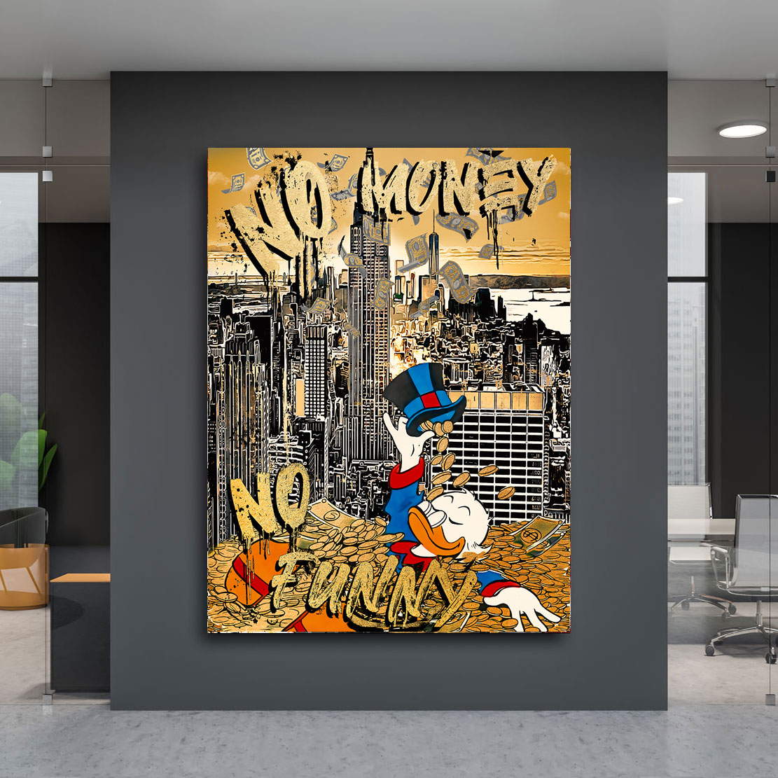 Leinwandbild Dagobert New York Funny