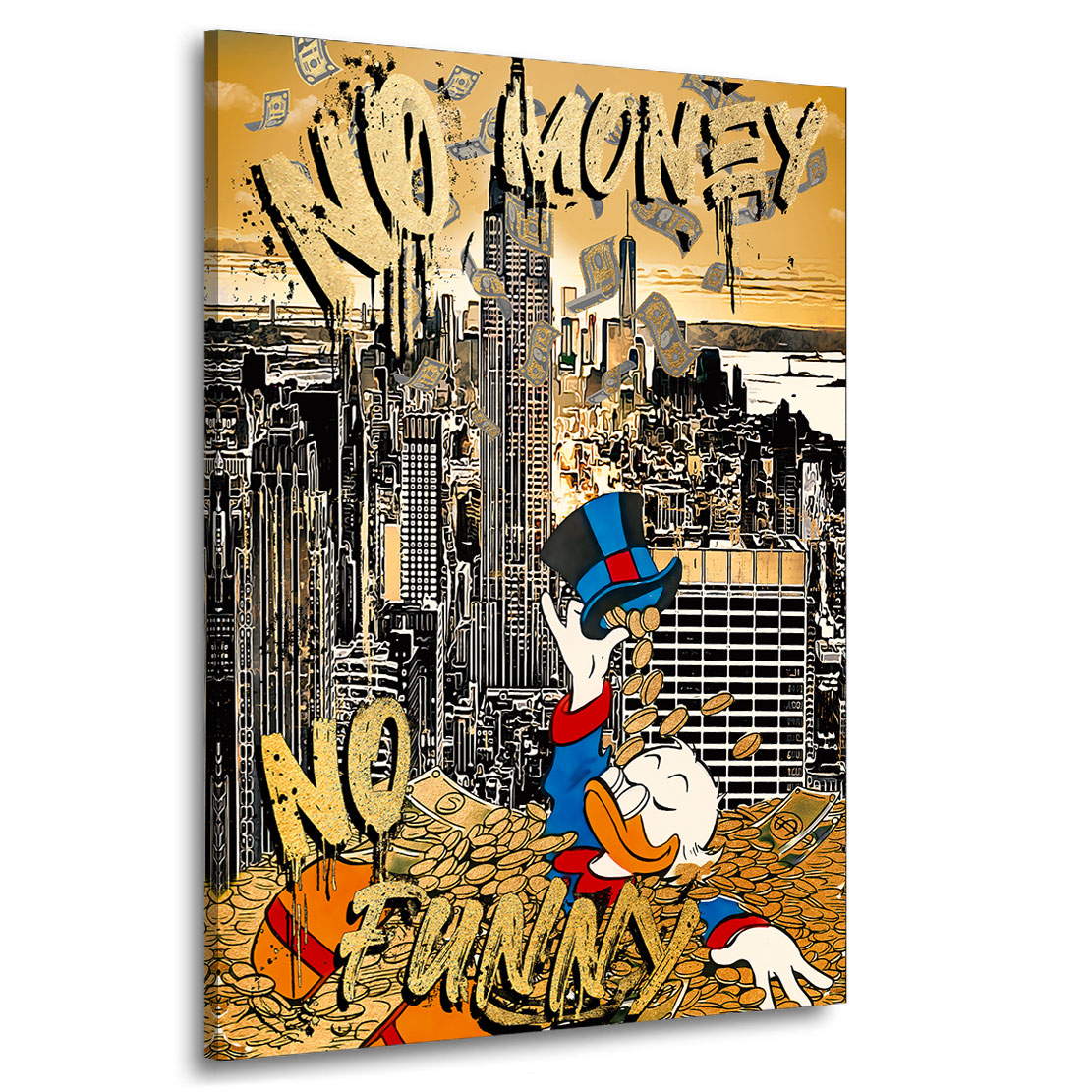 Leinwandbild Dagobert New York Funny