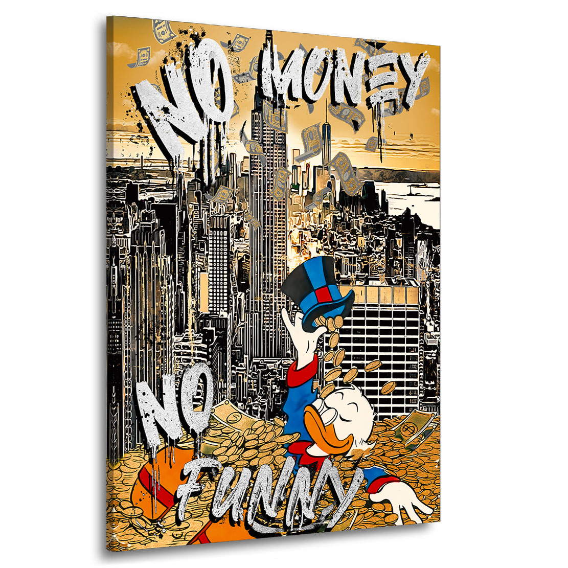 Leinwandbild Dagobert New York Money Style