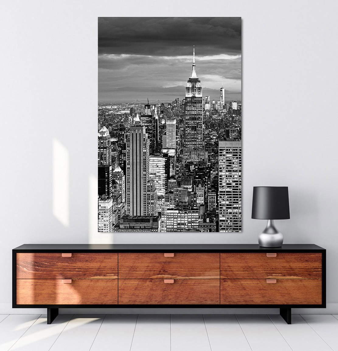 Wandbild Leinwandbild New York Black and White