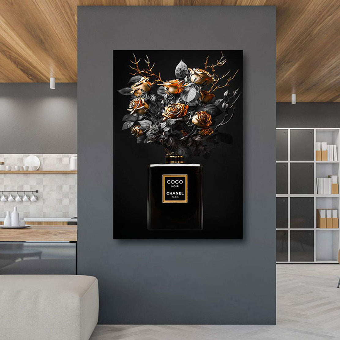 Leinwandbild Coco Golden Rose
