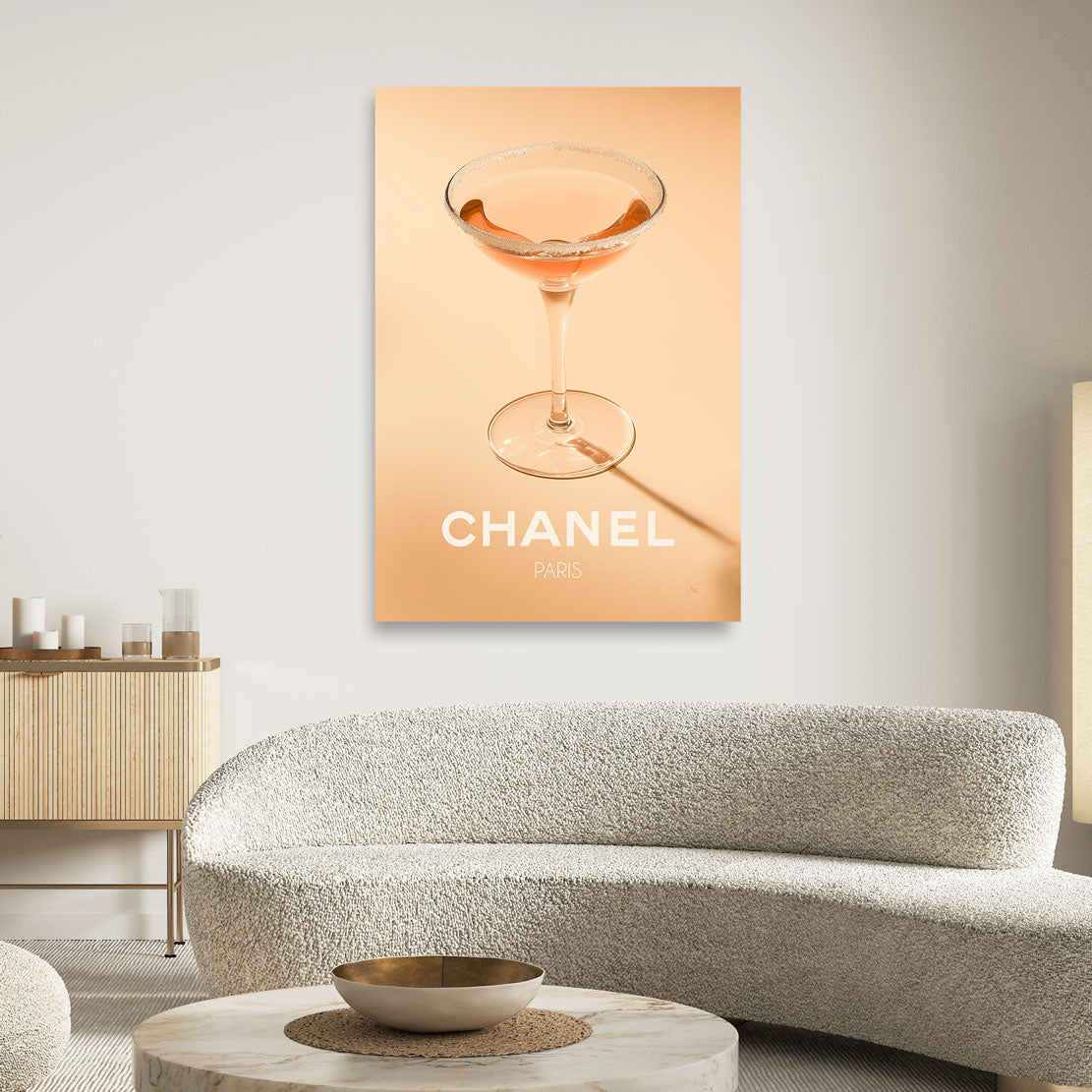Chanel Luxe Aperitif Wandbild