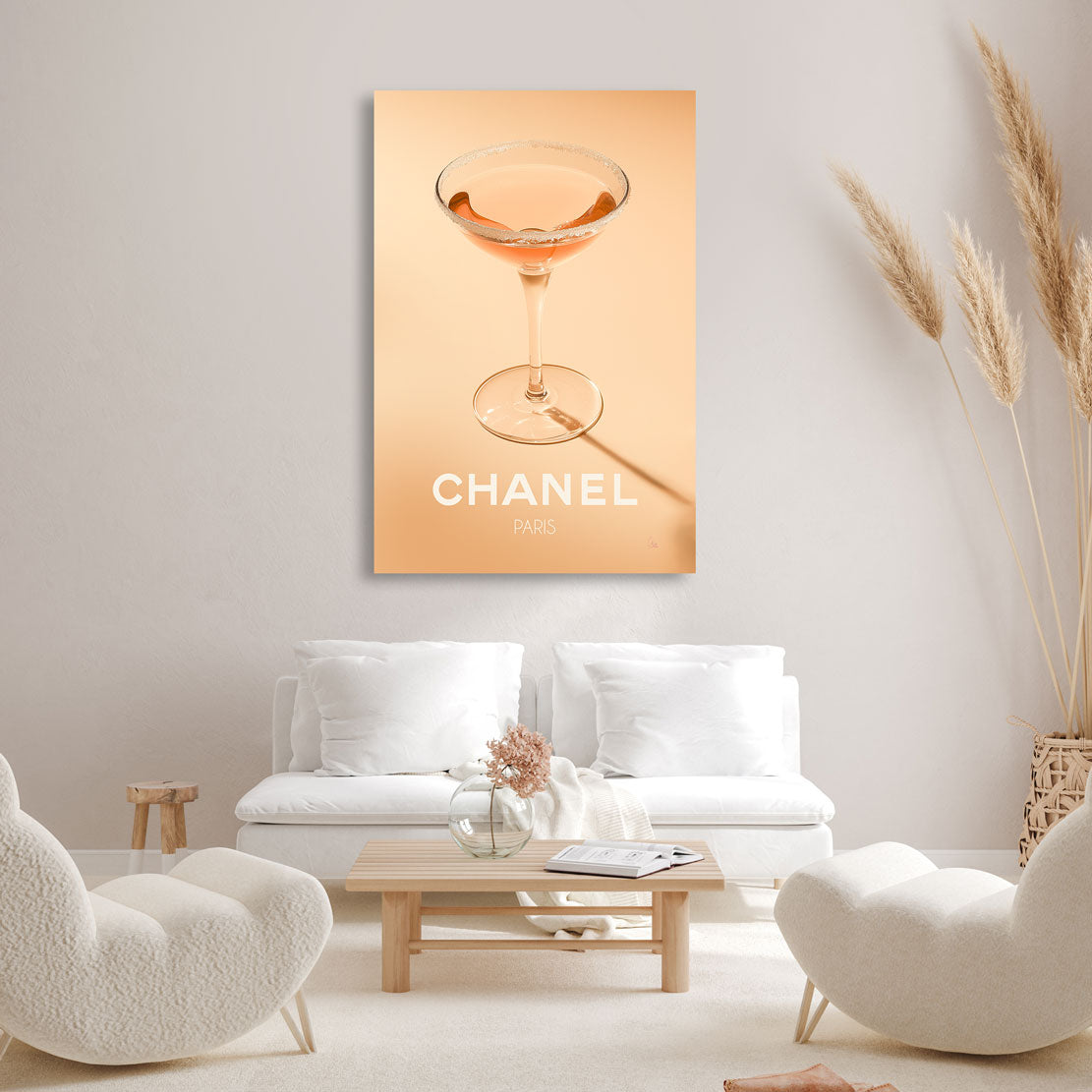 Chanel Luxe Aperitif Wandbild