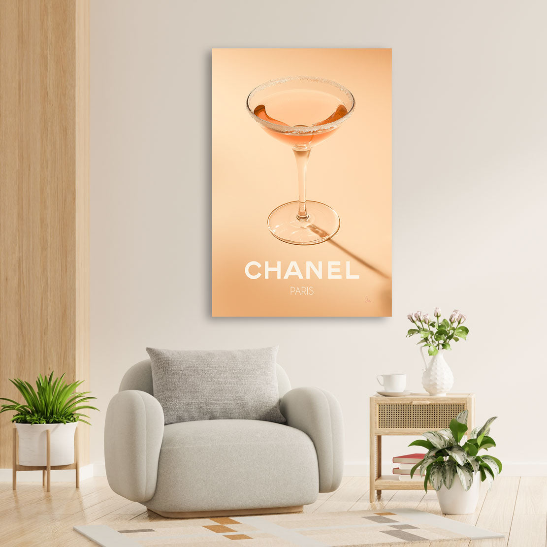 Chanel Luxe Aperitif Wandbild