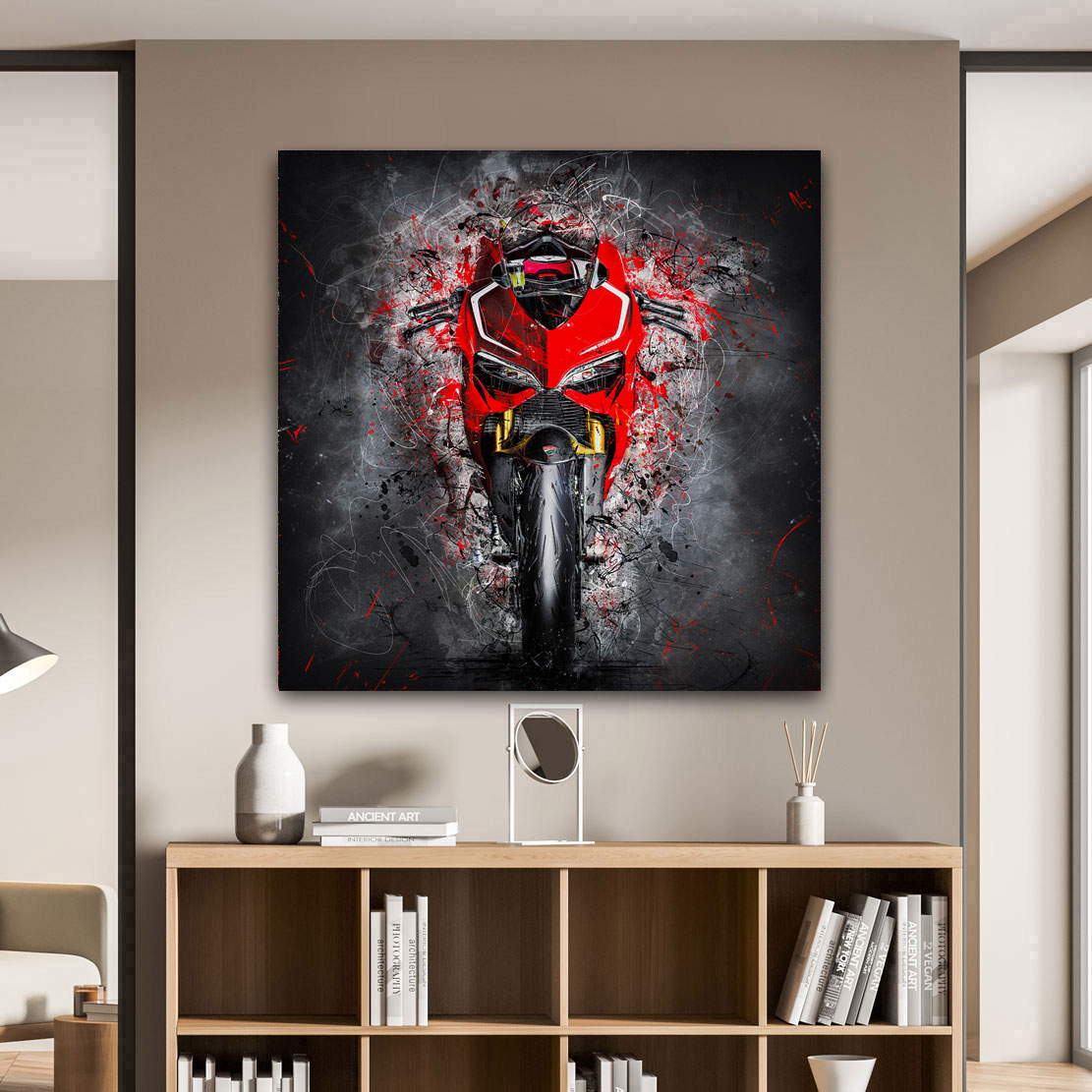 Wandbild Leinwandbild Ducati Panigale Modern Style