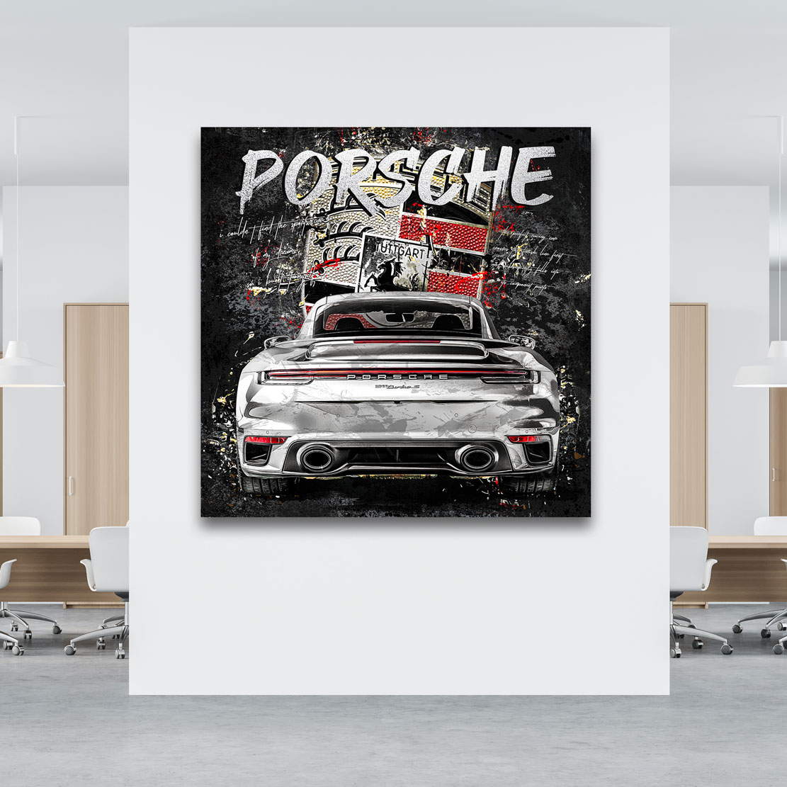 Auto Leinwandbild Porsche 911 Turbo