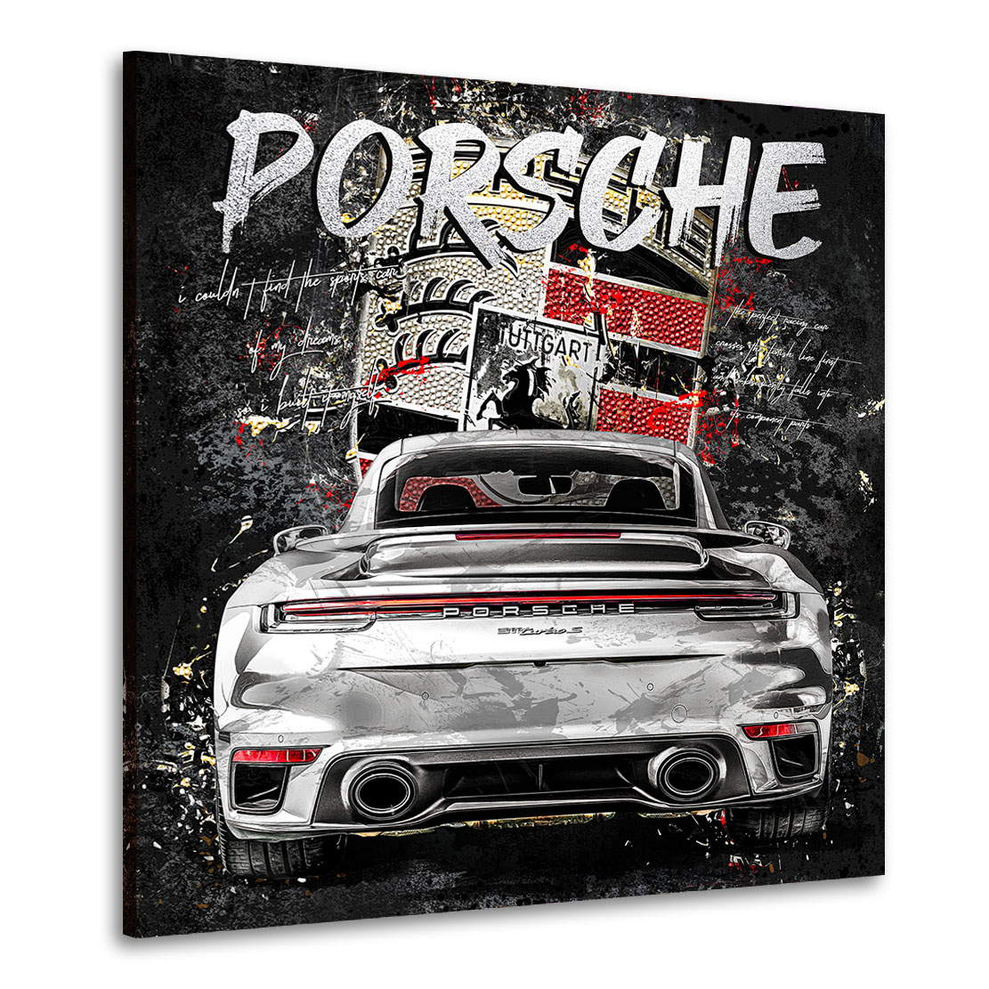 Auto Leinwandbild Porsche 911 Turbo