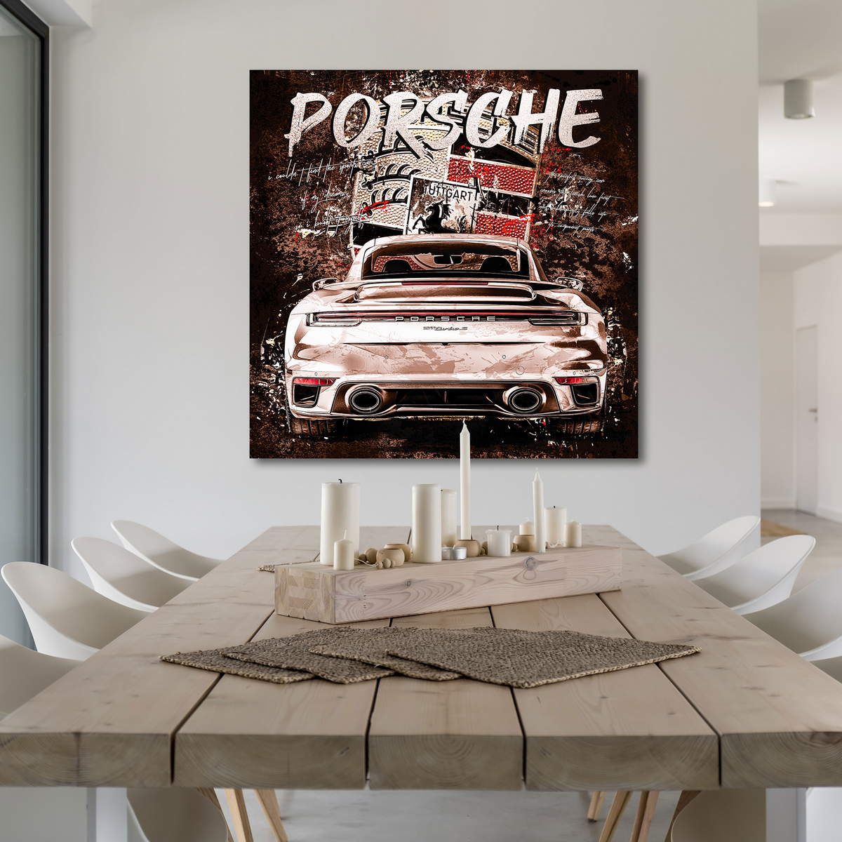 Auto Leinwandbild Porsche 911 Turbo