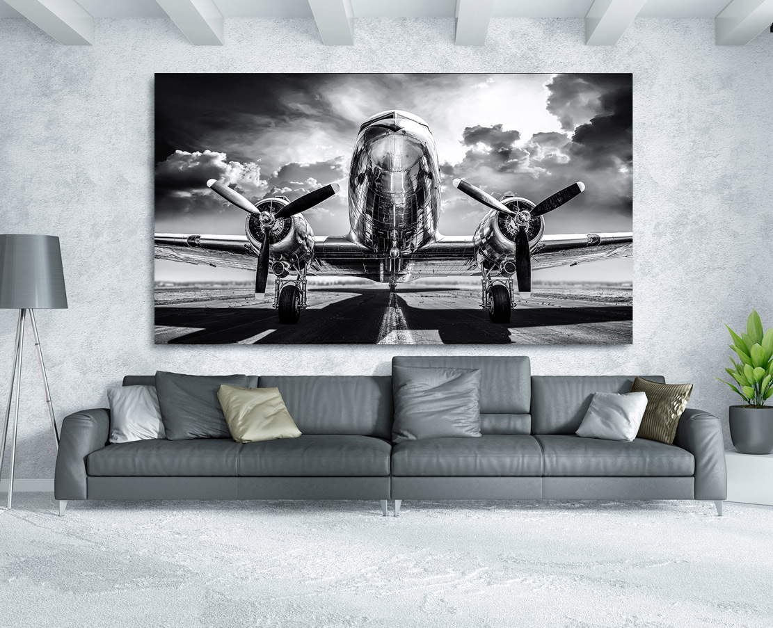 Wandbild Flugzeug DC3