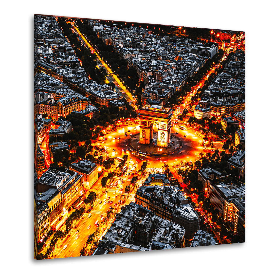 Wandbild Leinwandbild Paris Triumphbogen