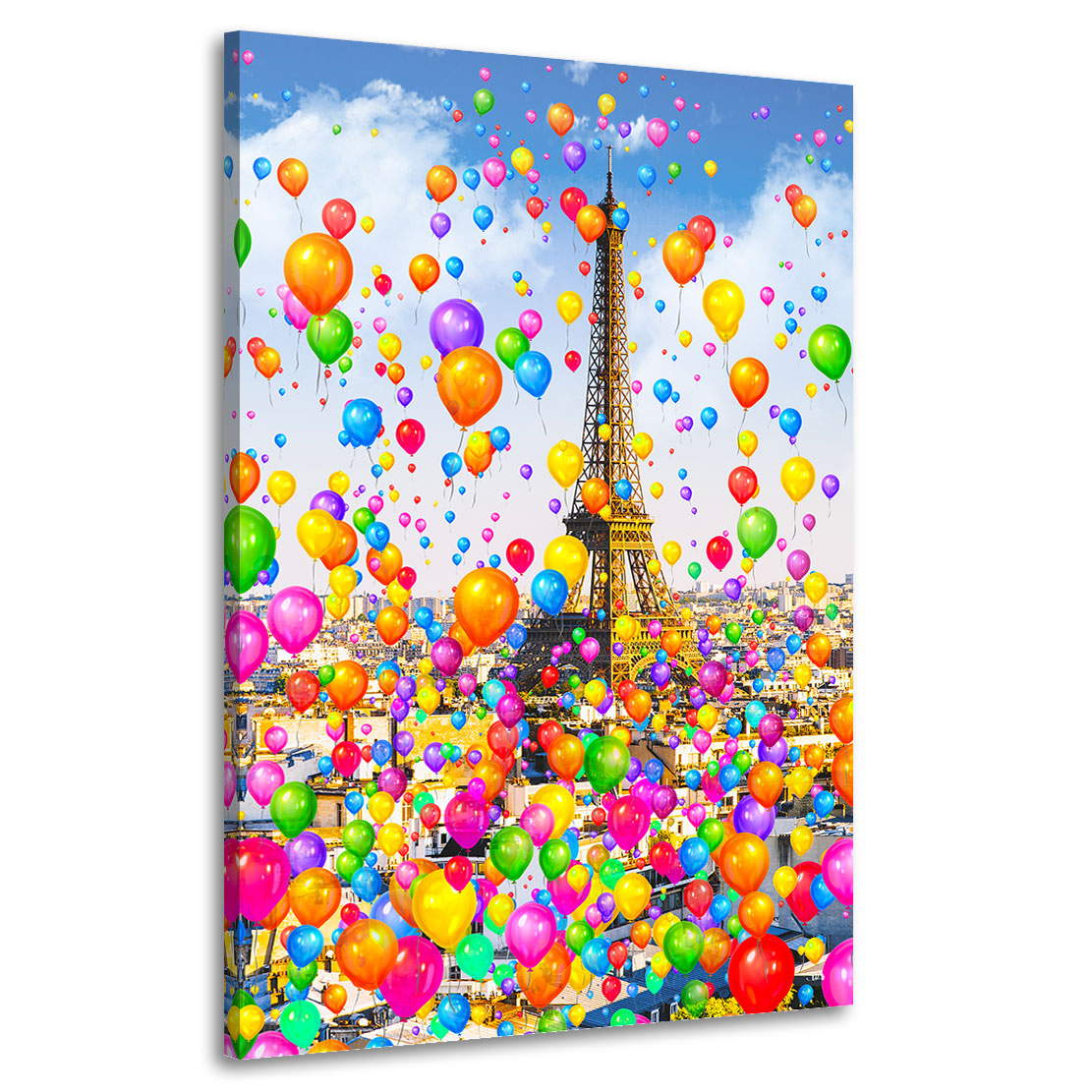 Wandbild Leinwandbild Ballons Ã¼ber Paris