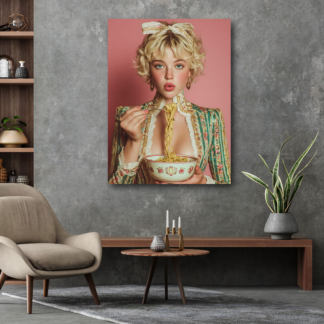 Royal Pasta Affair Wandbild