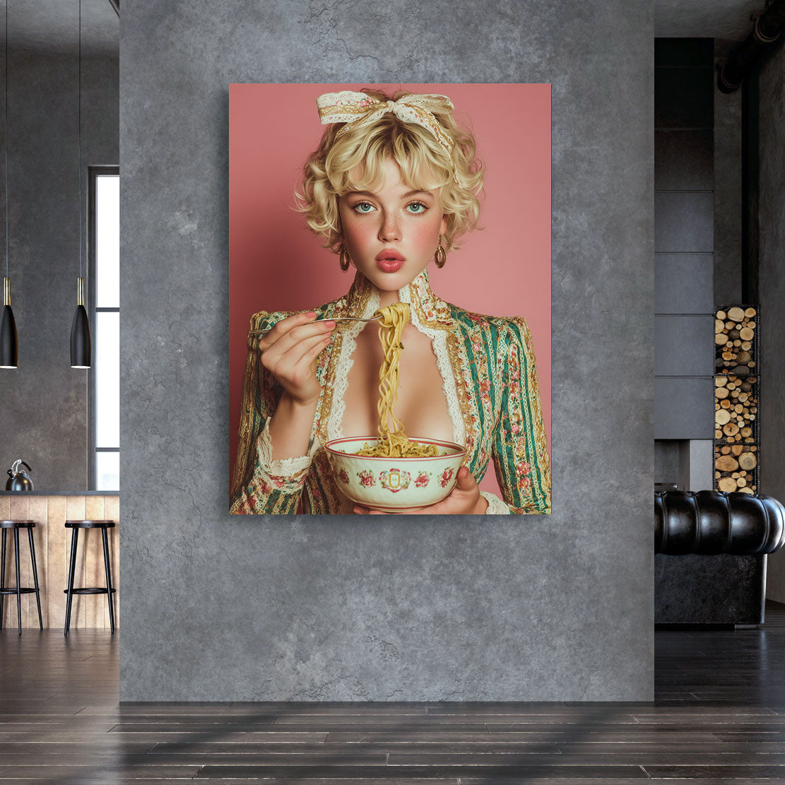 Royal Pasta Affair Wandbild