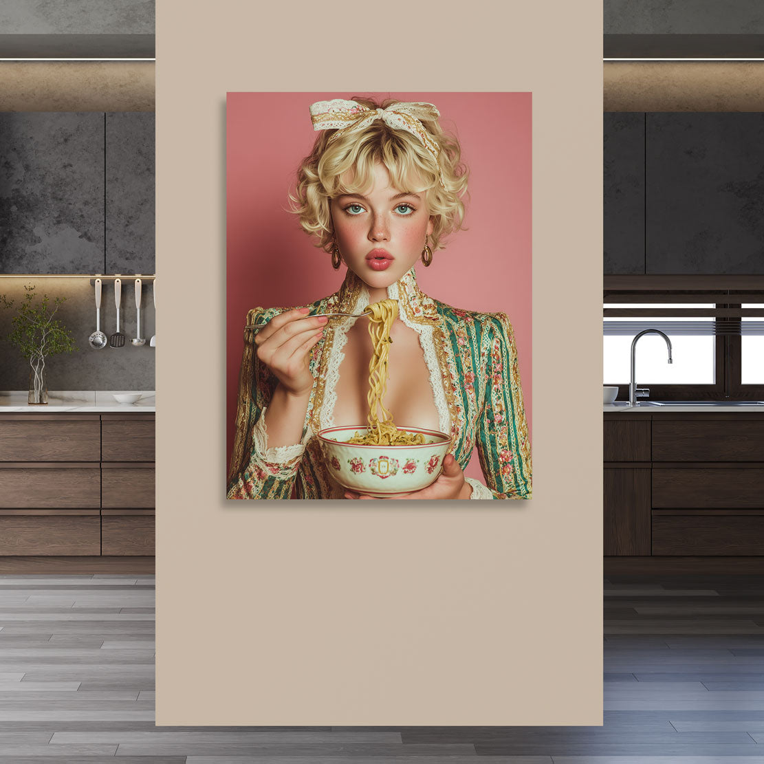 Royal Pasta Affair Wandbild