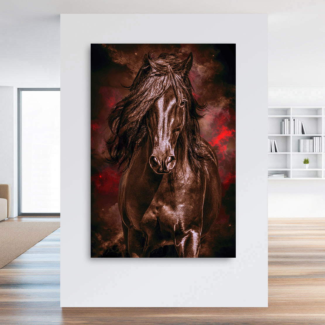 Wandbild Leinwandbild Pferd Vintage