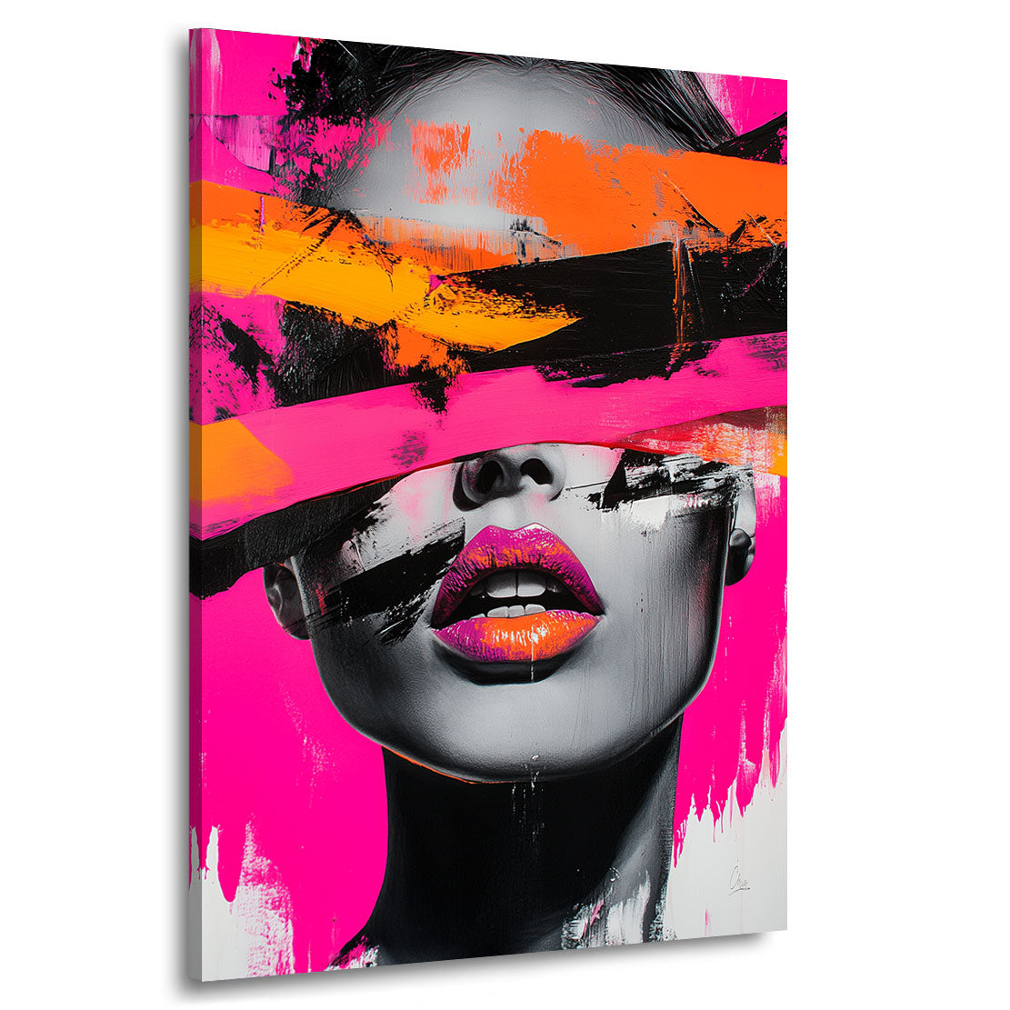 Velour Vision Portrait Art Wandbild