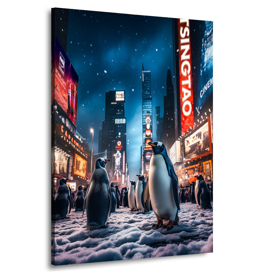 Wandbild Pinguine in New York
