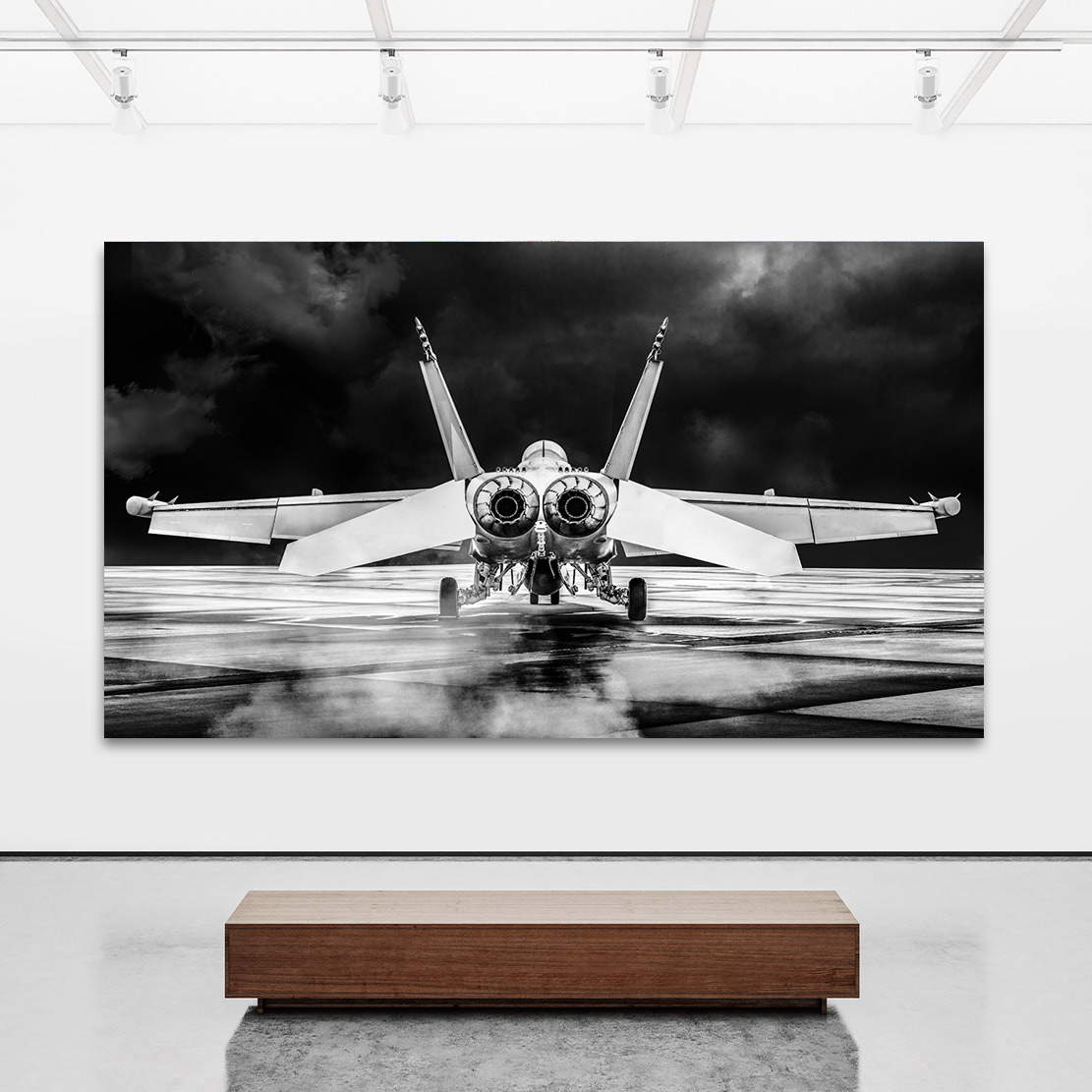 Wandbild Leinwandbild Flugzeug Kampfjet