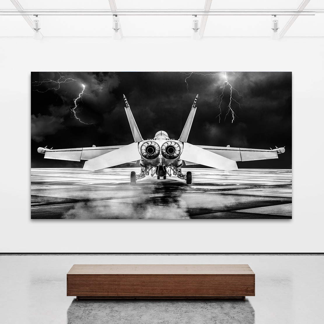 Wandbild Kampfjet