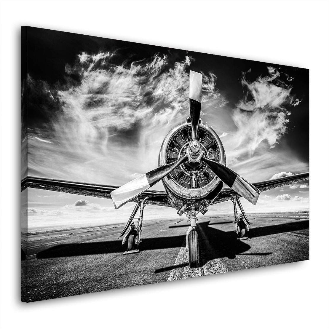 Wandbild Propeller Flugzeug