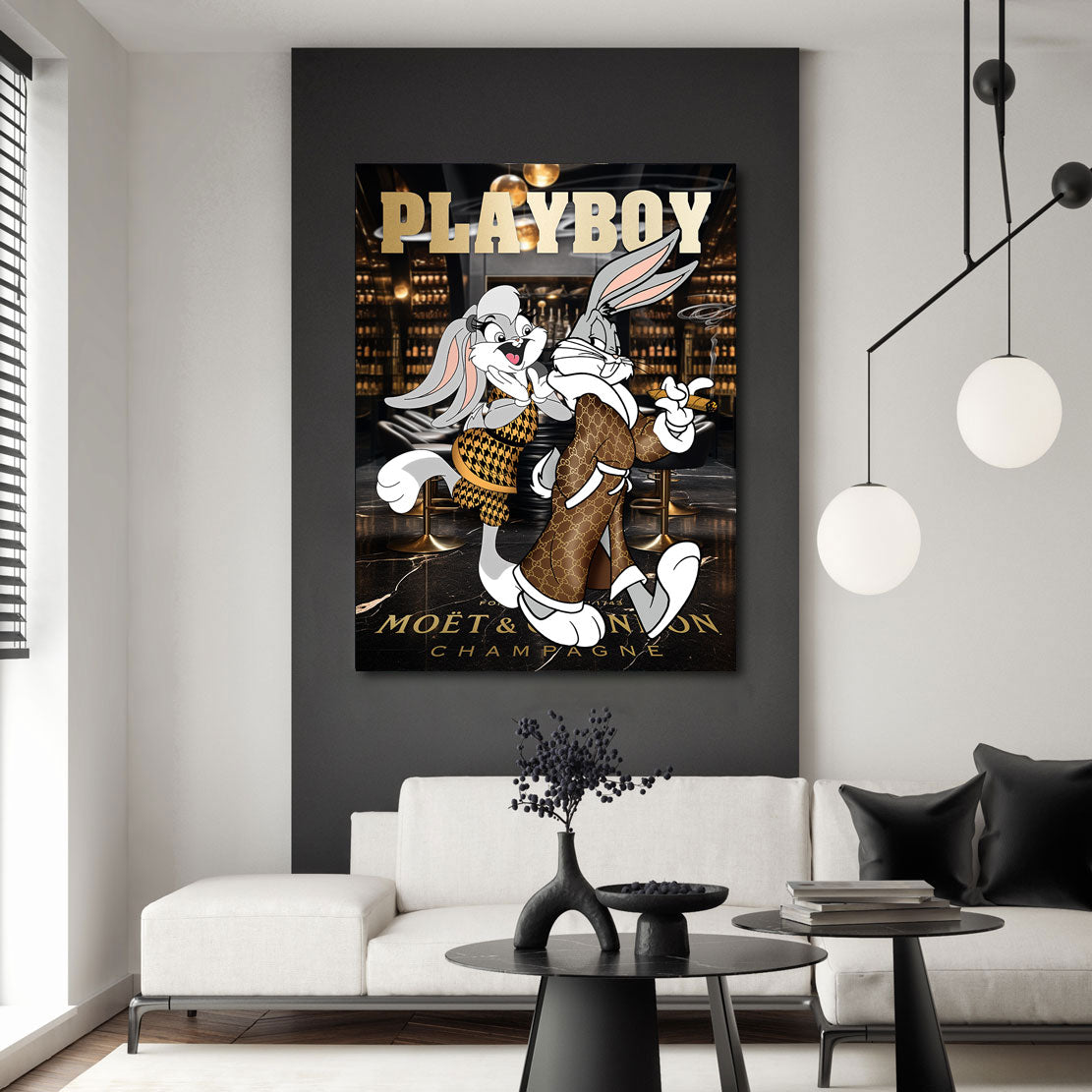 Pop Art Wandbild Playboy Bunny