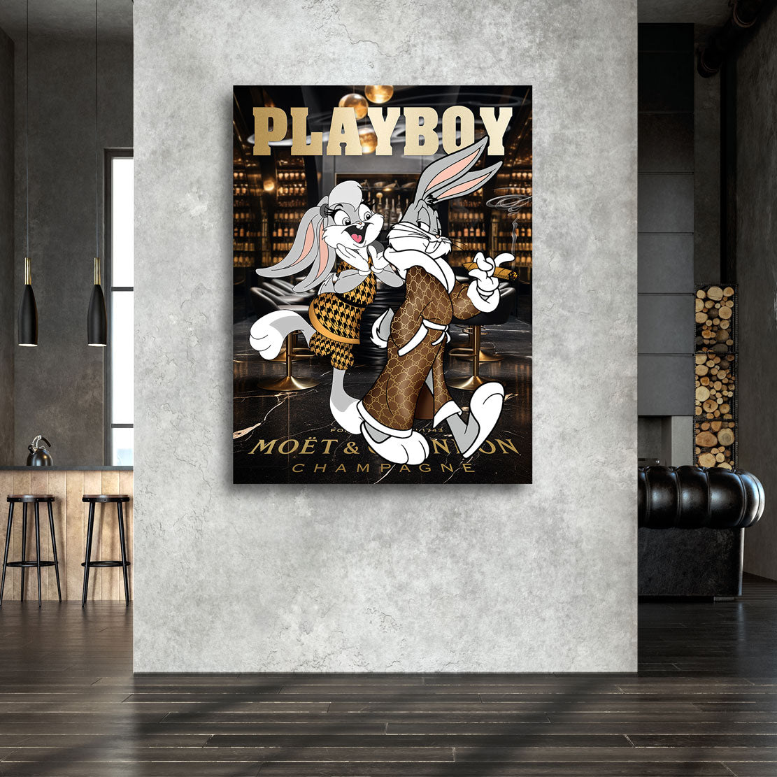 Pop Art Wandbild Playboy Bunny