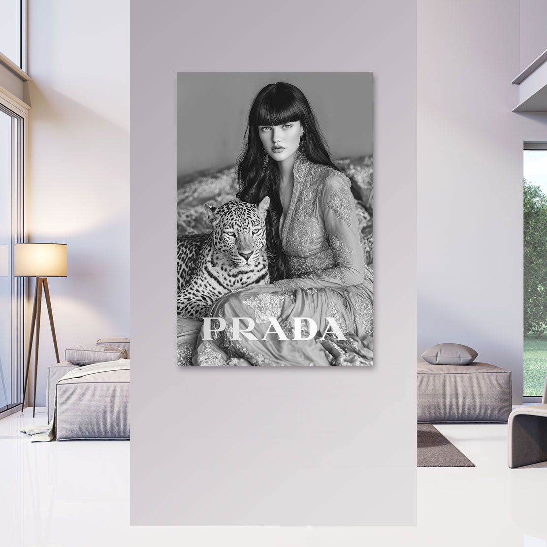Noir Panthera Wandbild
