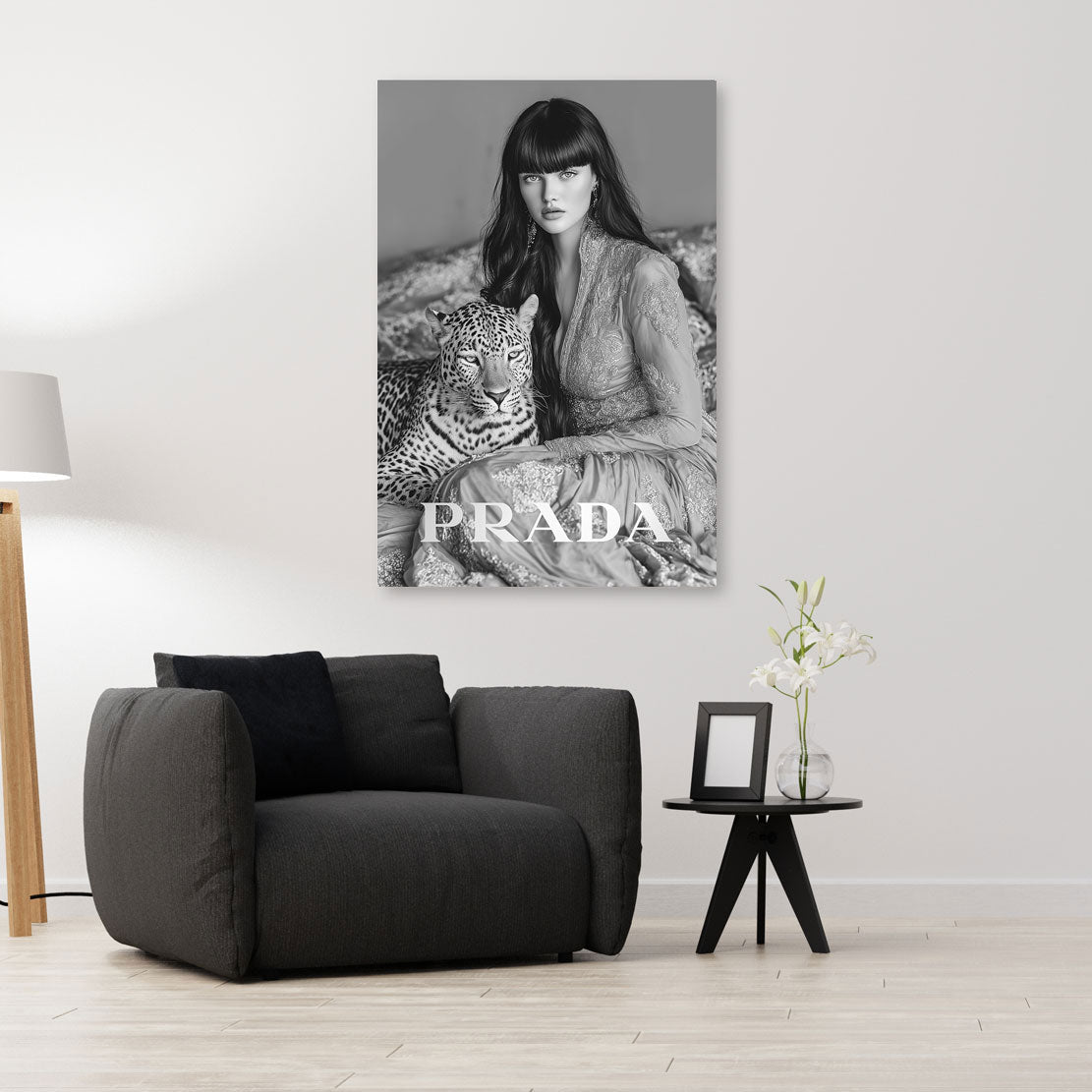 Noir Panthera Wandbild