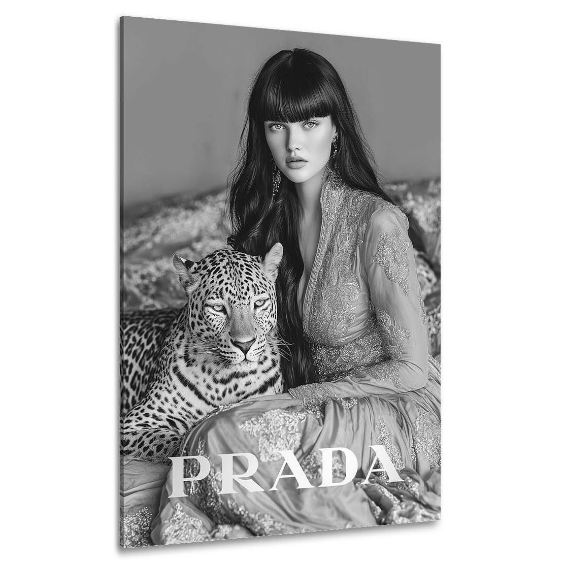 Noir Panthera Wandbild