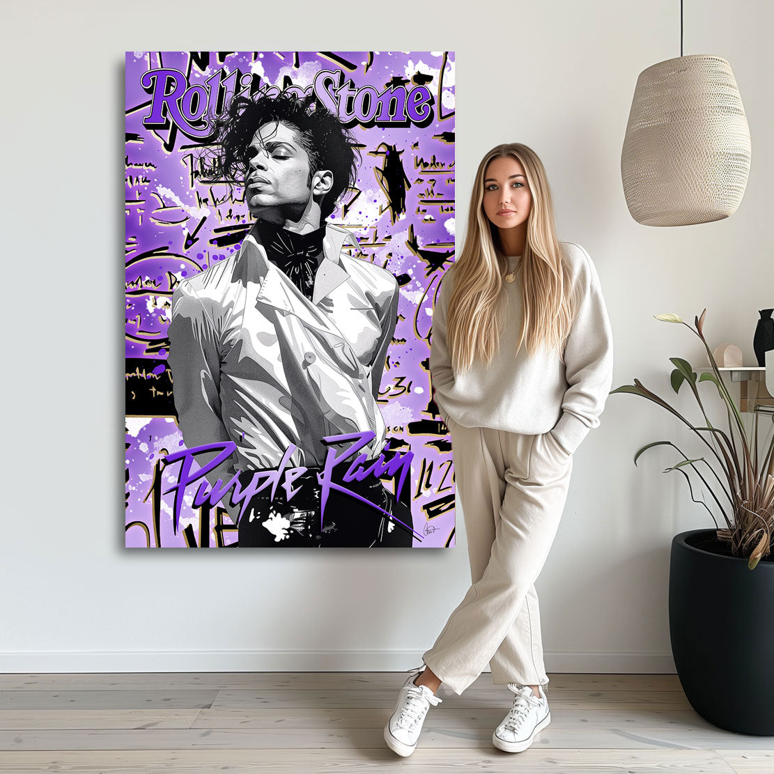 Pop Art Wandbild Prince