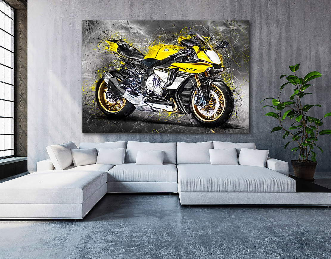 Wandbild Yamaha R1
