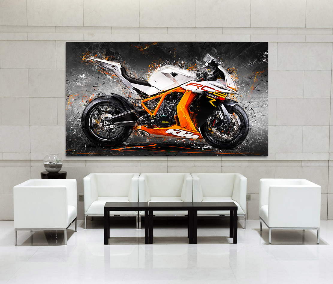 Wandbild KTM RC 8 R