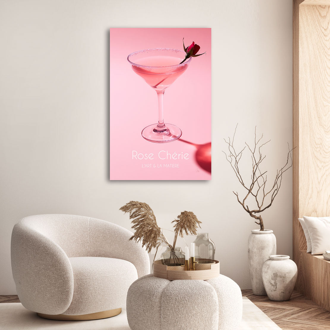 Rose Cherie Delight Wandbild