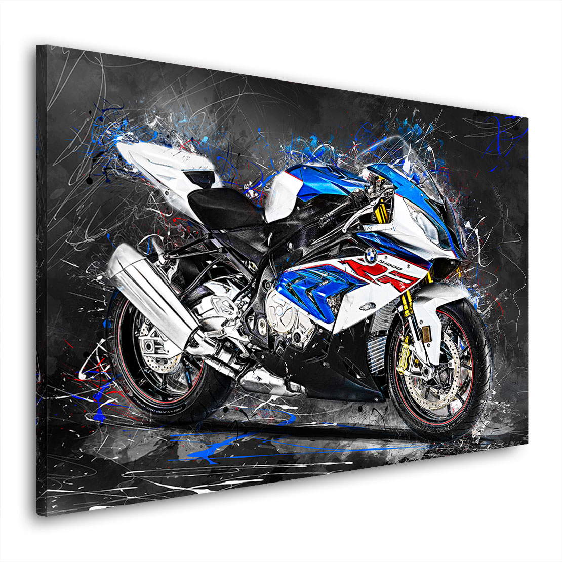 Wandbild Leinwandbild BMW S1000RR Motorradbild