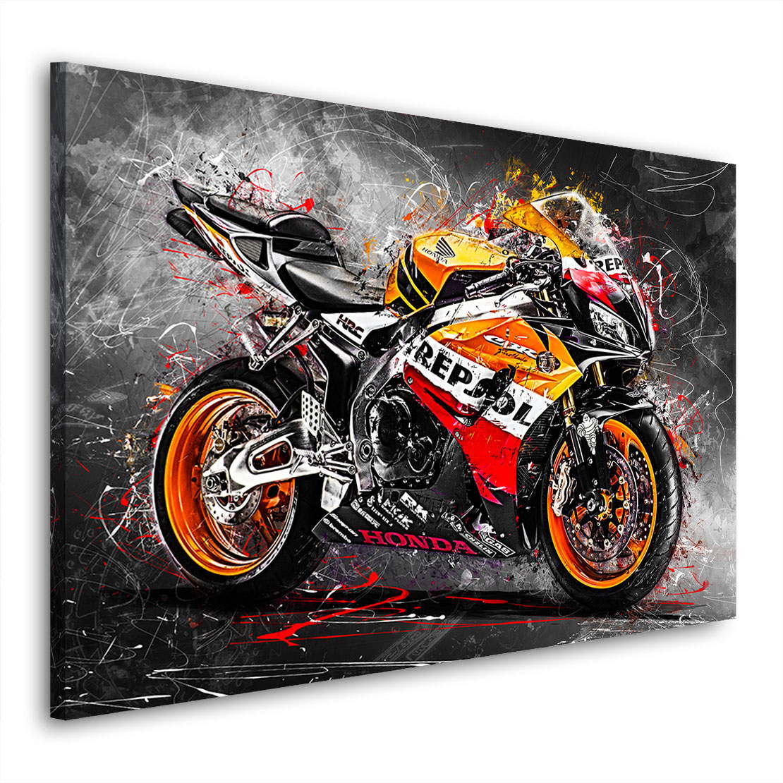 Wandbild Leinwandbild Honda CBR1000RR Fireblade Repsol