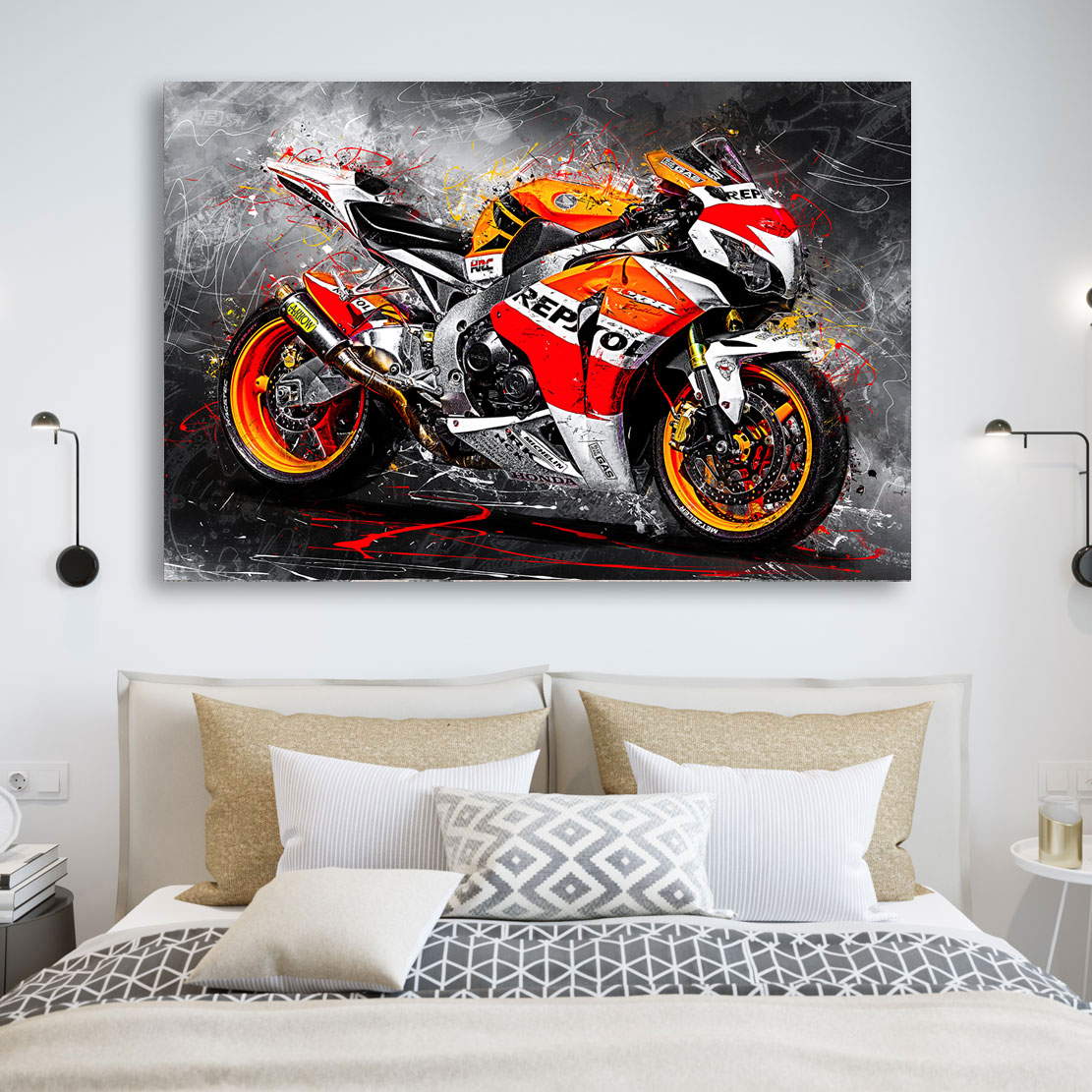 Wandbild Leinwandbild Honda CBR 1000 RR Fireblade SC59