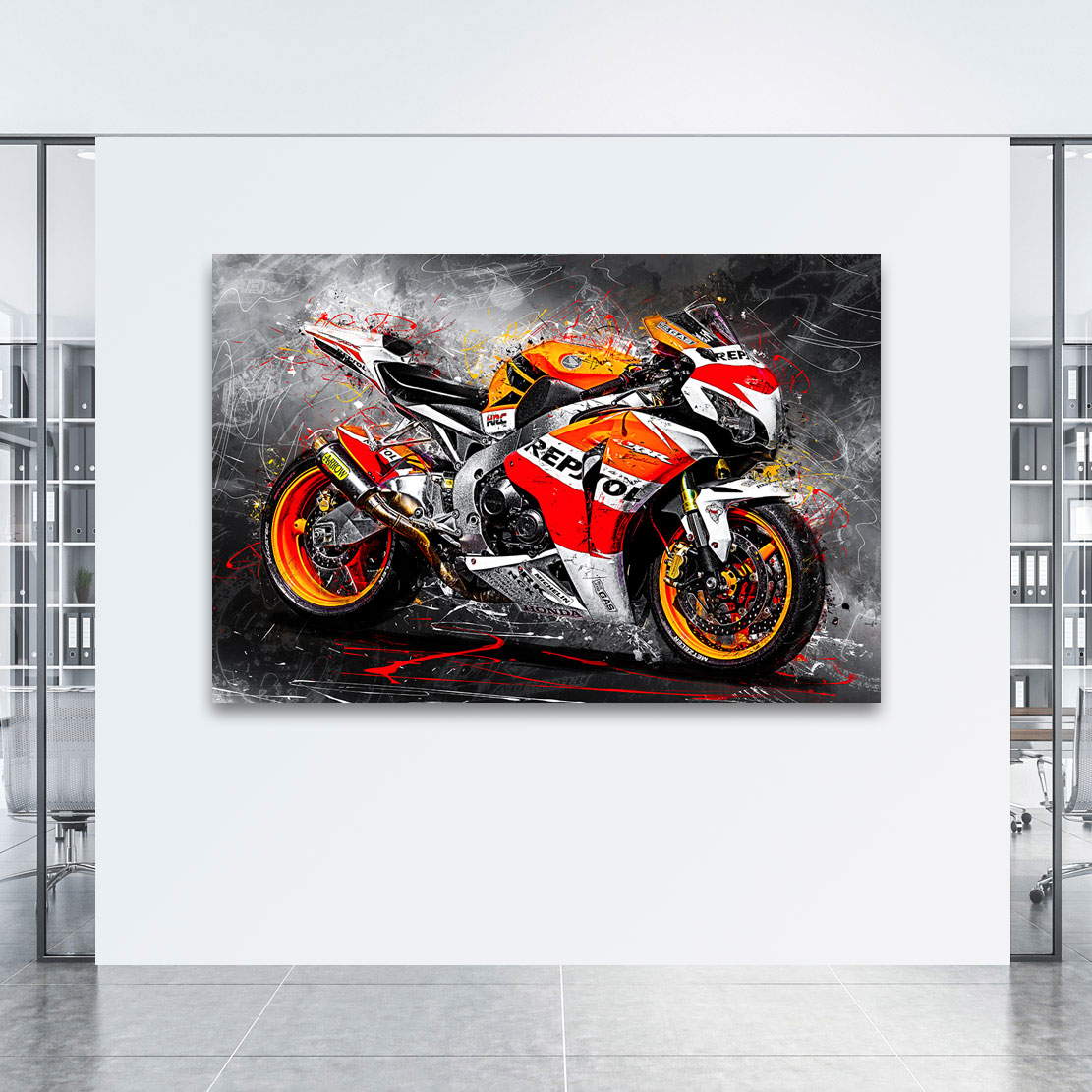 Wandbild Leinwandbild Honda CBR 1000 RR Fireblade SC59
