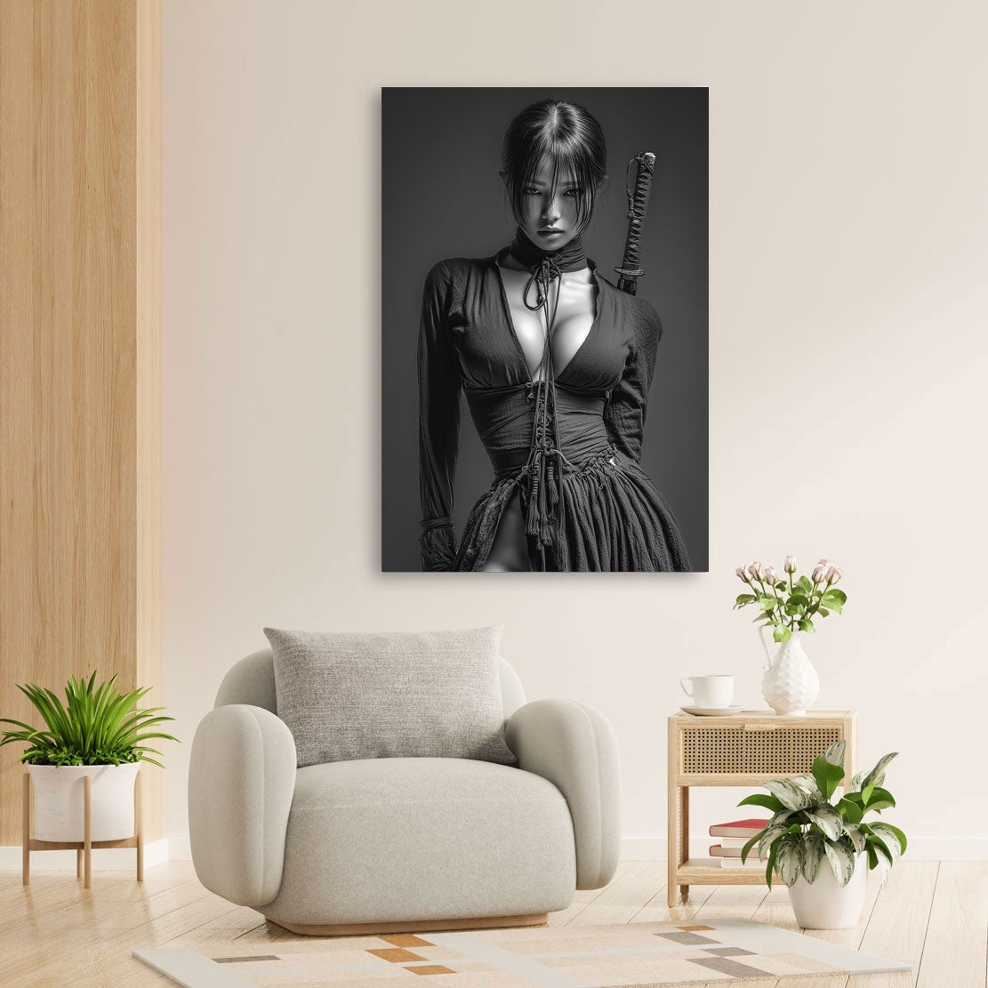Crimson Moon Samurai Erotik Bild